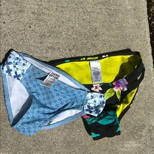 Hang Ten Kids Floral Bikini Set - Blue and Yellow